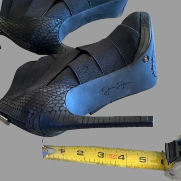 JESSICA SIMPSON STILETTO BOOTIES 9.5. NEVER WORN! GORGEOUS - Picture 6 of 11